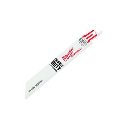 Milwaukee Tool Milwaukee® 48-01-7186 6" 24 TPI Thin Kerf SAWZALL® Blade - Pkg Qty 100 48-01-7186